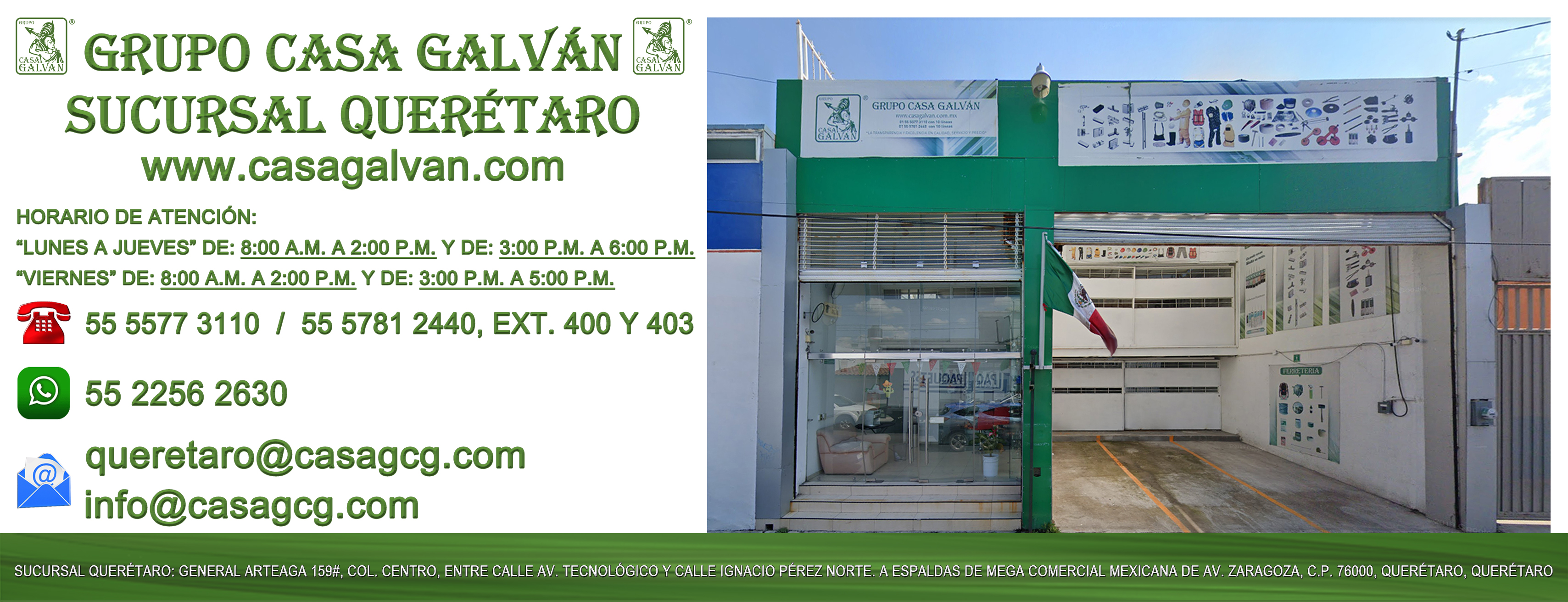 CASA GALVÁN SUCURSAL QUERÉTARO